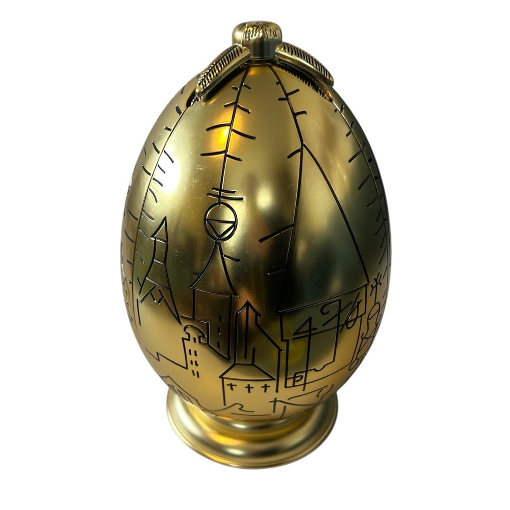 RARE Pottery barn Harry Potter triwizard golden egg Jewelry necklace holder - Picture 2 of 11